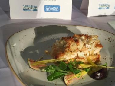 Blue Crab Crusted Grouper