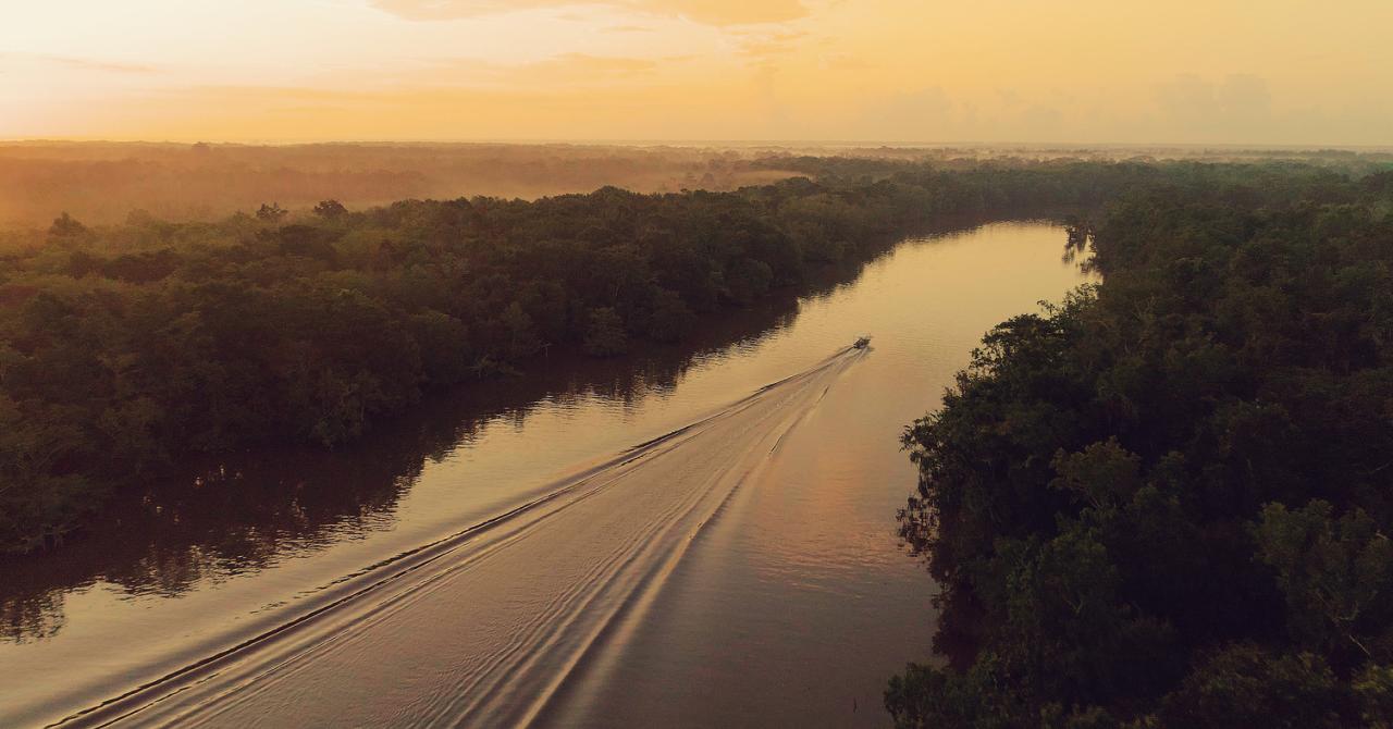 Sunset over the Cajun Corridor