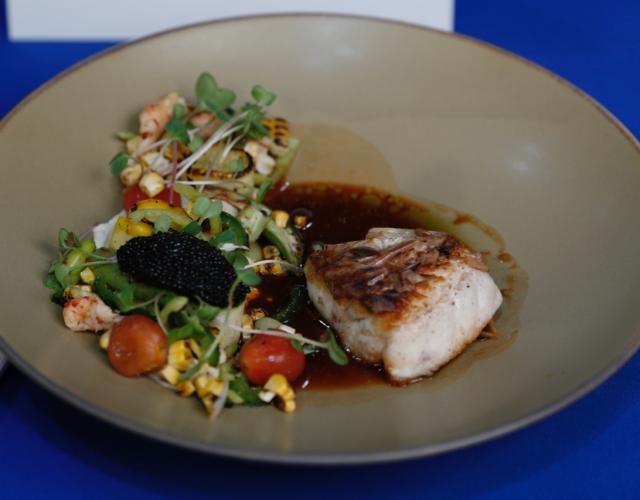 Crusted Red Snapper Dish