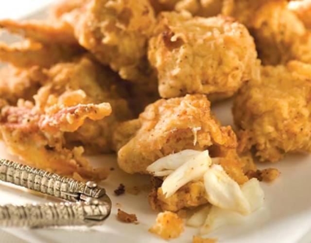 Bayou Style Deep Fried Hard Shell Crabs Louisiana Seafood